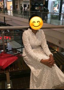 Velvet Designer White Gown 🤍