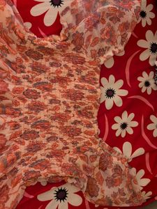 Floral Print Mini Dress