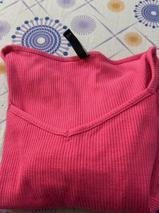 Girlish Pink Top