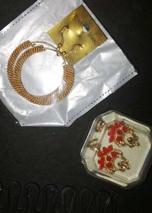 Kurti With2earings Hairstyle Clip