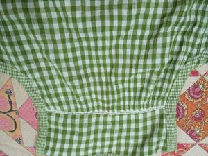 Bossini Green Checkered Top