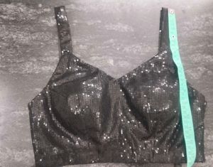 Sparkly Black Sequin Cami