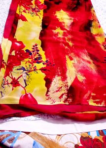 Elegant Floral Saree 2