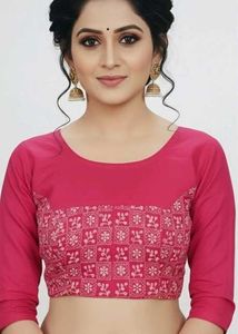 Rose Pink saree