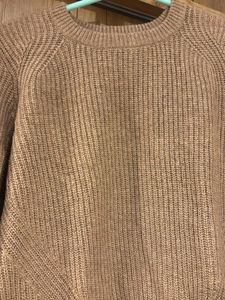 Cozy Brown Knit Sweater