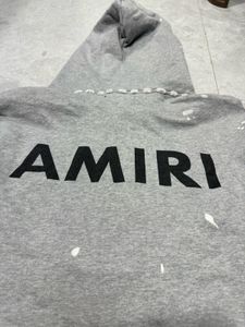 Amiri Authentic Paint Splatter Hoodie