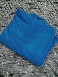 3 Miter Blue Fabric Piece