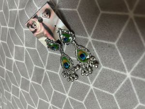 Peacock Drop Earrings