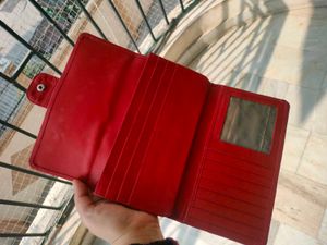 Red Bi-Fold Wallet