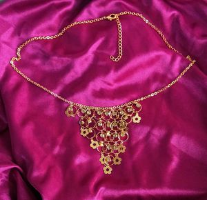Gold Dangling Necklace