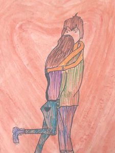 Original Hugging Art
