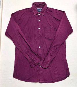 Louis Philippe Solid Shirt | Chest 38