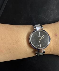 Titan Analog Watch Silver For Women