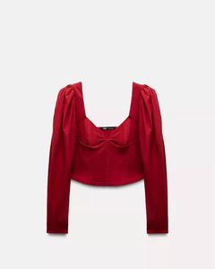Zara Red Top