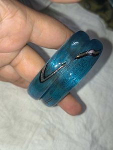 Blue Bangles - Set of 2