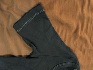 H&amp;M Black Ribbed Top