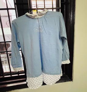 Cute Light Blue Top