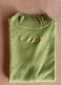 Vintage Bequete Green Knit Top