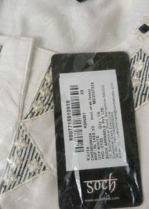 New Off White Kurti- Soch Brand