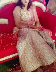 Beautiful pistol shade lehenga
