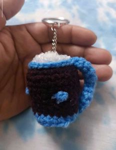 Crochet Beer Mug Keychain💫♥️