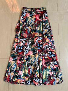 Colorful Printed Skirt