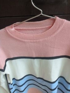 Striped Knit Pullover