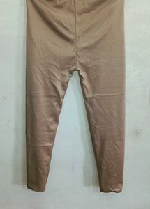Beige Casual Pants