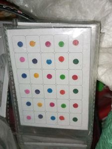 Pack Of 10 Multi-colored Bindi