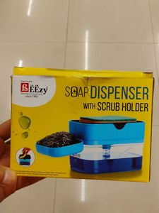 New Soap Dispenser With Scrub Holder 3 In 1