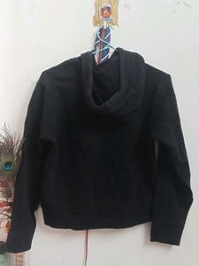 Never Give Up Black Hoodie