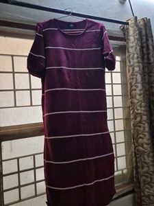 Striped T-Shirt Dress