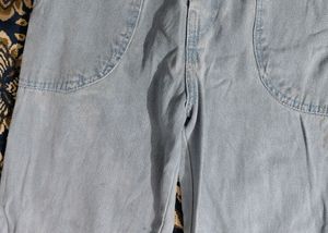 Button Wide Leg Jeans 👖