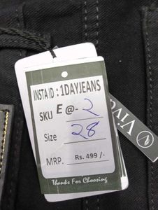 E@02 Size-28 (Sale) Latest Ladies high waist Jeans