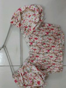 Urbanic shirred top with tag