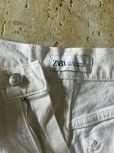 Denim White Shorts