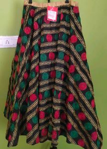 Ethnic Skirt Full Embroidery New With Tag