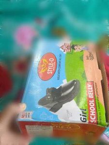 Girls Black School Shoes