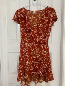 Red Wrap Dress