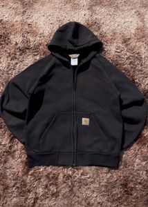 Carhartt Black Zip-Up Hoodie