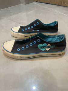 Black And Blue Converse