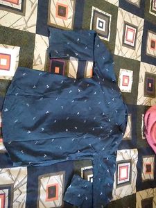 Stylish Black Printed Shirt for 8-10 years boys