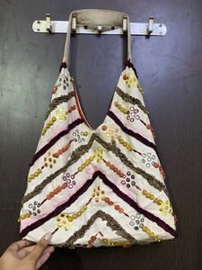 Hobo Ethnic beaded And Tie Dye Bag