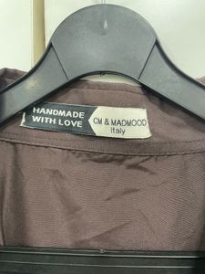 Indo-Italian Glam: Gilded Earth Blouse! 🤎✨