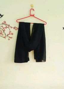 Black Chiffon Stole🖤