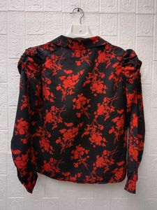 New with tag Pinterest Korean Floral Print Blouse