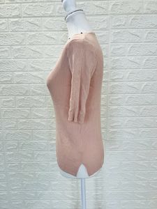 Casual Solid Women Pink Top