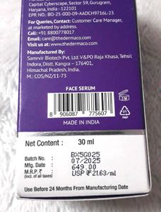 The Derma Co 10% Vitamin C Face Serum with 5% Niac