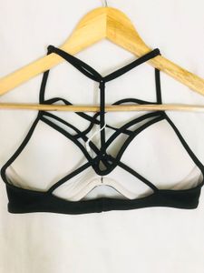 VS Rainbow Striped Bikini Top