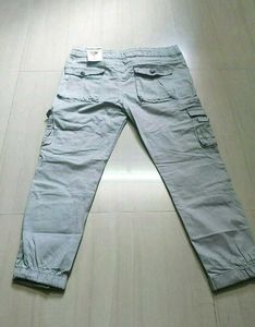 Grey Cargo Pant